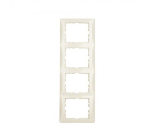 Рамка 4 поста Berker S.1 білий 10148982