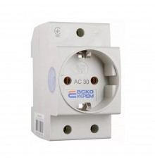 Розетка на DIN-рейку ACKO ECO SC 2PE 00034633