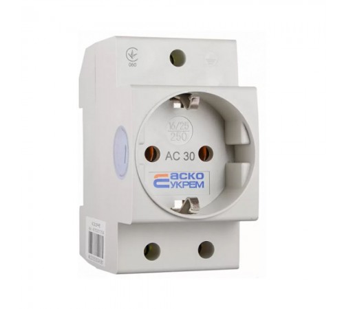 Розетка на DIN-рейку ACKO ECO SC 2PE 00034633 Розетка на DIN-рейку ACKO ECO SC 2PE 00034633