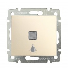 Legrand Valena Classic Вимикач кнопочний з підсвіткою Слонова кістка 774313