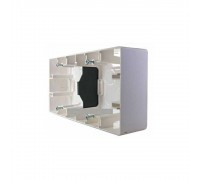 Legrand ETIKA Коробка накладного монтажу 2-постова Білий 672530