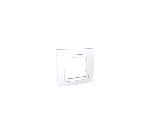 Schneider UNICA Basic рамка 1-а кратна basic (c2) білий/білий MGU2.002.18 Schneider UNICA Basic рамка 1-а кратна basic (c2) білий/білий MGU2.002.18