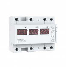 Реле напруги ZUBR трьохфазне D6-40red