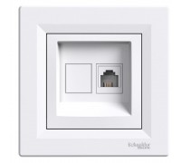 Розетка телефонна Schneider Electric Asfora біла RJ11 EPH4100121