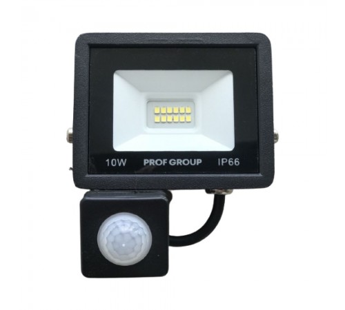 LED прожектор з датчиком руху PROFGROUP LPD-10W (PG) LED прожектор з датчиком руху PROFGROUP LPD-10W (PG)
