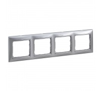 Legrand Valena Classic Рамка 4 пости Алюміній 770154