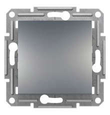 Schneider ASFORA ВИМИКАЧ ДВУХПОЛ. САМОЗАЖ сталь EPH0200162