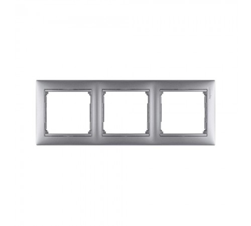 Рамка Legrand Valena Classic алюміній 3 пости 770153 Рамка Legrand Valena Classic алюміній 3 пости 770153