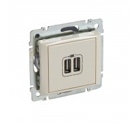 Розетка 2хUSB Legrand Valena Classic слонова кістка 774170