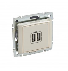 Розетка 2хUSB Legrand Valena Classic слонова кістка 774170