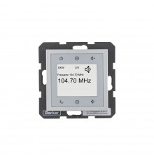 BERKER S.x/B.x механізм Radio Touch без спікера алюміній 28841404