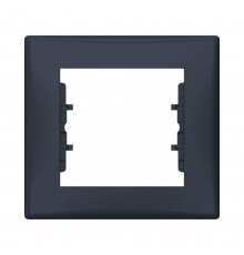 Рамка Schneider Electric Sedna графіт одномісна SDN5800170