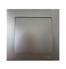 Вимикач в зборі Schneider SEDNA алюміній S0100160S