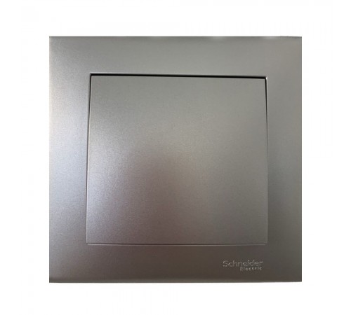 Вимикач в зборі Schneider SEDNA алюміній S0100160S