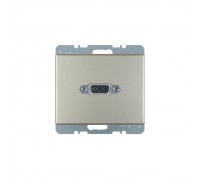 BERKER ARSYS механізм VGA-розетка сталевий лак 3315409004