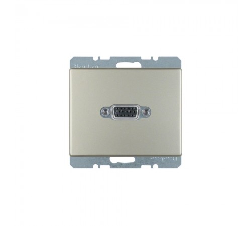BERKER ARSYS механізм VGA-розетка сталевий лак 3315409004 BERKER ARSYS механізм VGA-розетка сталевий лак 3315409004