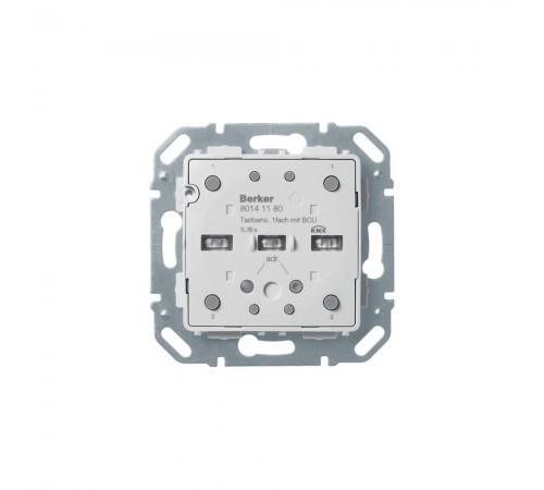 BERKER S.1/B.x механізм Вимикач модульний 1-клавішний KNX-TP+EASY з шинним зєднувачем зєднувачем 80141180