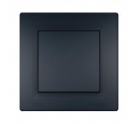 Вимикач Schneider Electric Asfora одноклавішний IP44 внутрішній антрацит EPH0100271