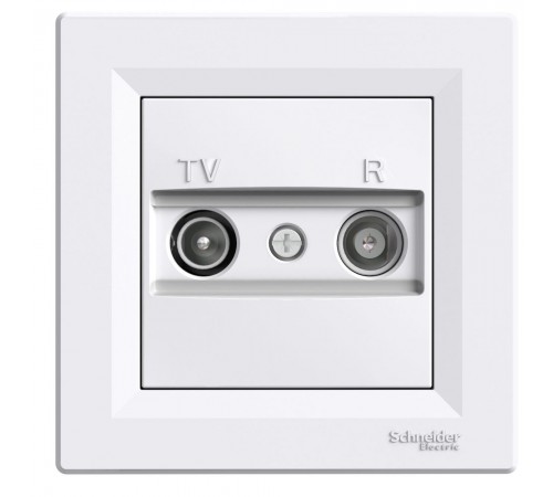 Schneider ASFORA TV/R РОЗЕТКА КІН білий EPH3300121 Schneider ASFORA TV/R РОЗЕТКА КІН білий EPH3300121