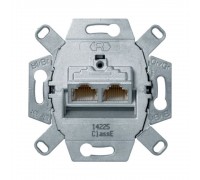 Комп'ютерна розетка Berker RJ45 екранована UAE 8-полюсн. Cat.6Е 455501