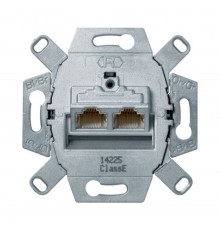 Комп'ютерна розетка Berker RJ45 екранована UAE 8-полюсн. Cat.6Е 455501