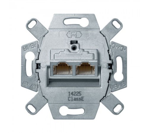 Комп'ютерна розетка Berker RJ45 екранована UAE 8-полюсн. Cat.6Е 455501 Комп'ютерна розетка Berker RJ45 екранована UAE 8-полюсн. Cat.6Е 455501