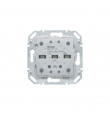 BERKER Q.x/K.x механізм Вимикач модульний 2-клавішний KNX-TP+EASY з шинним зєднувачем 80142170