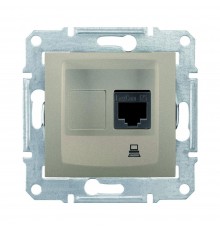 Розетка комп'ютерна Schneider Electric Sedna титан RJ-45 5E SDN4300168