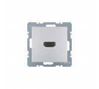 BERKER S.x/B.x механізм HDMI-розетка підключення сзаду під кутом 90град. алюміній 3315431404