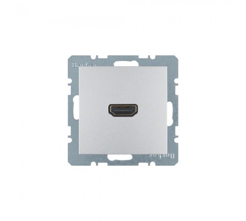 BERKER S.x/B.x механізм HDMI-розетка підключення сзаду під кутом 90град. алюміній 3315431404