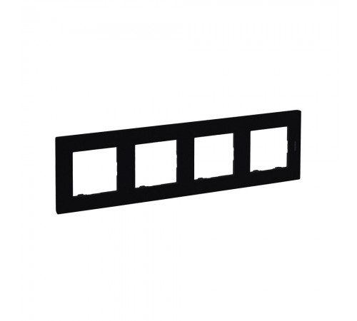 Рамка Legrand Niloe Step 4-постова антрацит 863594 Рамка Legrand Niloe Step 4-постова антрацит 863594