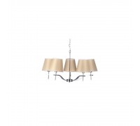 Світильник Azzardo Princessa 5 E14 5x 40W METAL CHROME FABRIC AZ0724