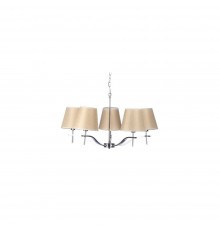 Світильник Azzardo Princessa 5 E14 5x 40W METAL CHROME FABRIC AZ0724