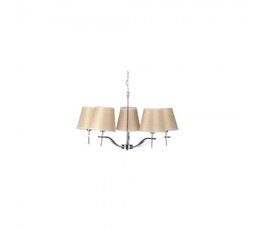 Світильник Azzardo Princessa 5 E14 5x 40W METAL CHROME FABRIC AZ0724 Світильник Azzardo Princessa 5 E14 5x 40W METAL CHROME FABRIC AZ0724