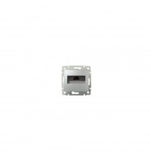 Розетка інформаційна Legrand Valena Classic 1ХRJ45 кат.5е UTP із захватами алюміній 770230