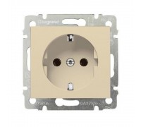 Розетка Legrand Valena Classic слонова кістка 2К+З 774320