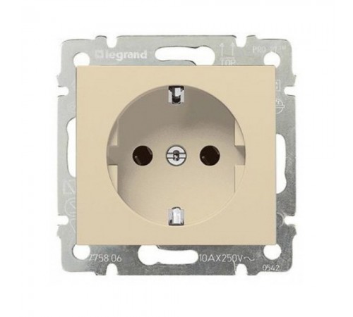 Розетка Legrand Valena Classic слонова кістка 2К+З 774320 Розетка Legrand Valena Classic слонова кістка 2К+З 774320