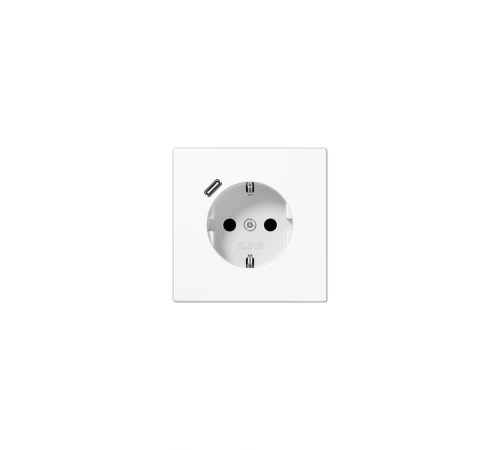 JUNG LSx-механізм Розетка SCHUKO® з USB-інтерфейсом білий LS1520-18CWW JUNG LSx-механізм Розетка SCHUKO® з USB-інтерфейсом білий LS1520-18CWW