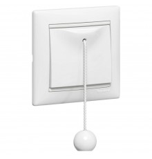 Legrand Valena Classic Вимикач без фіксації перекидний зі шнуром 10А Білий 774419