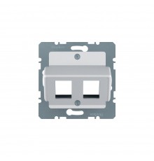 BERKER S.x/B.x накладка для модулів AMP алюміній 14631404