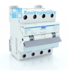 Hager Диференційний автомат Тип A 4P 6kA C-32A 30mA ADM482C