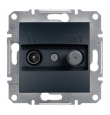Schneider ASFORA РОЗЕТКА TV-SAT ПРОХ 4дБ антрацит EPH3400271