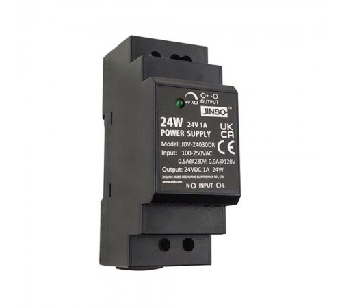 Блок живлення Jinbo 24V 24 W на DIN - рейку JDV-24030DR