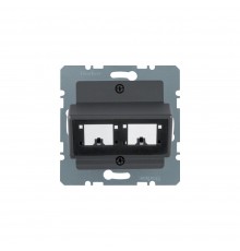 BERKER S.x/B.x накладка для 1 чи 2 єдиних модулів RDM антрацит 14721606