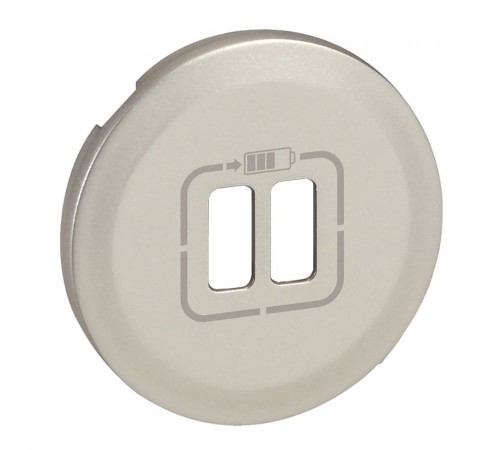 Legrand CELIANE Панель Розетки 2хUSB Титан 68556 Legrand CELIANE Панель Розетки 2хUSB Титан 68556