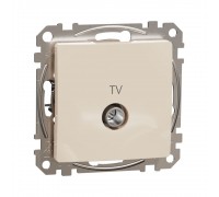 Schneider Sedna Design Розетка 1-а TV внутр. кінцева "Sedna Design" Бежевий SDD112471