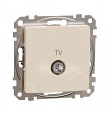 Schneider Sedna Design Розетка 1-а TV внутр. кінцева "Sedna Design" Бежевий SDD112471