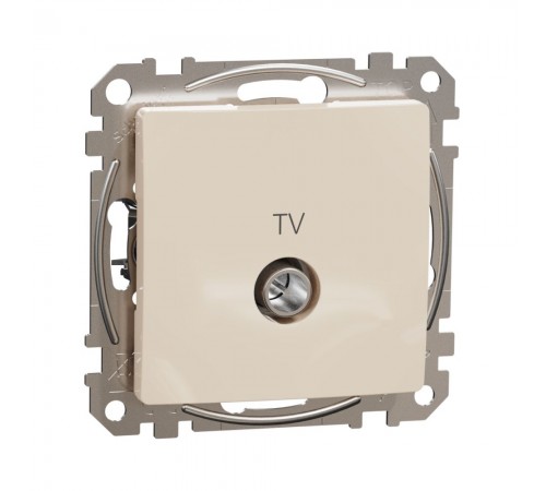 Schneider Sedna Design Розетка 1-а TV внутр. кінцева "Sedna Design" Бежевий SDD112471