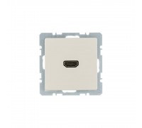 BERKER Q.х механізм HDMI-розетка підключення сзаду під кутом 90град. білий 3315436082