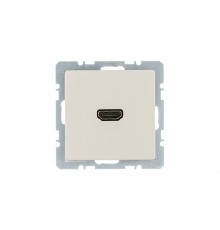 BERKER Q.х механізм HDMI-розетка підключення сзаду під кутом 90град. білий 3315436082